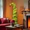5 ft Christmas Whimsical Pop up Curved Tree(Green)12.72"D x 12.6"W x 3.35"H